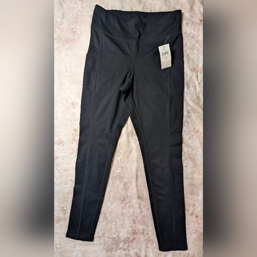 NWT J. Jill Fit Out & About Chores Leggings Sz XS  🖤 Black